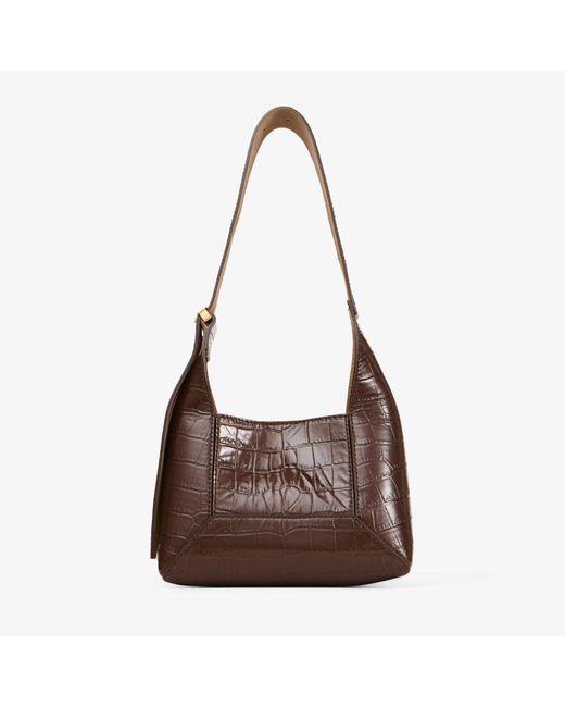Diamond Hobo Small Jimmy Choo en coloris Brown
