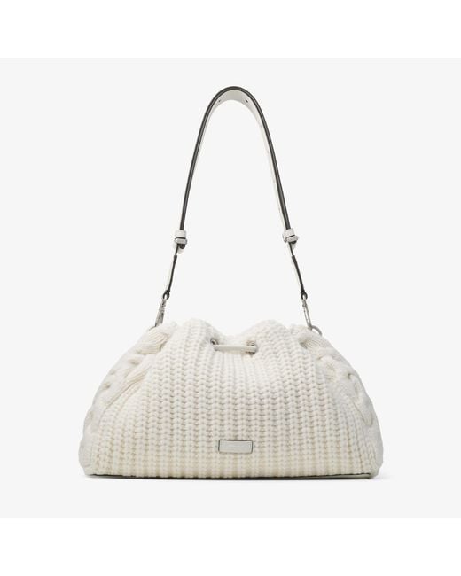Jimmy Choo White Cinch Medium