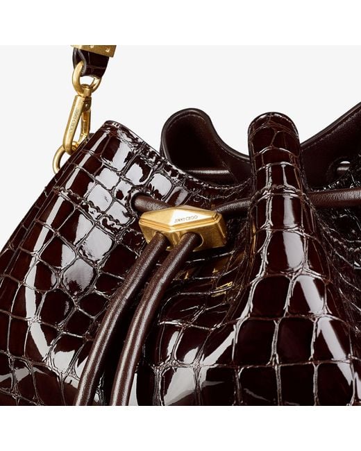 Jimmy Choo Brown Cinch Medium