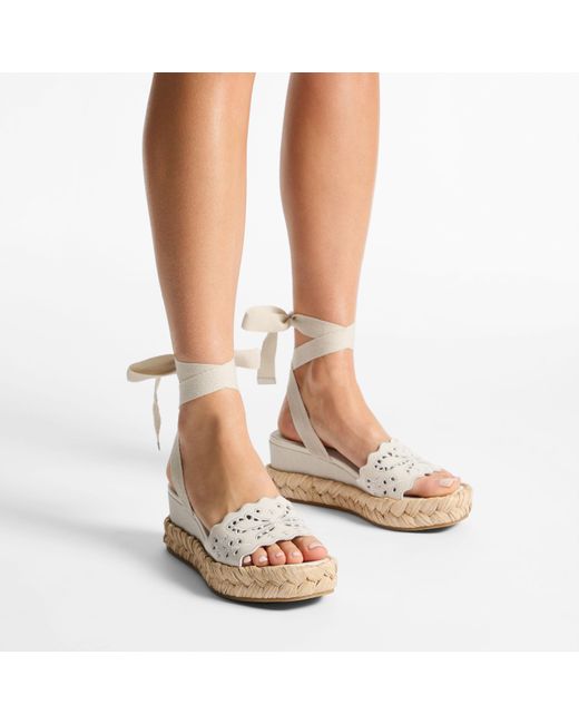 Jimmy Choo White Arlee Wedge 60