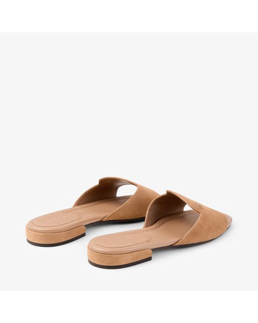 Jimmy Choo Natural Dina Flat