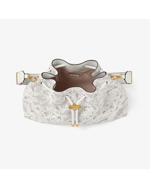 Jimmy Choo White Cinch Medium