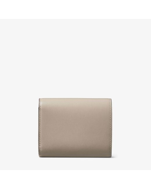 Jimmy Choo Gray Marinda Leather Wallet