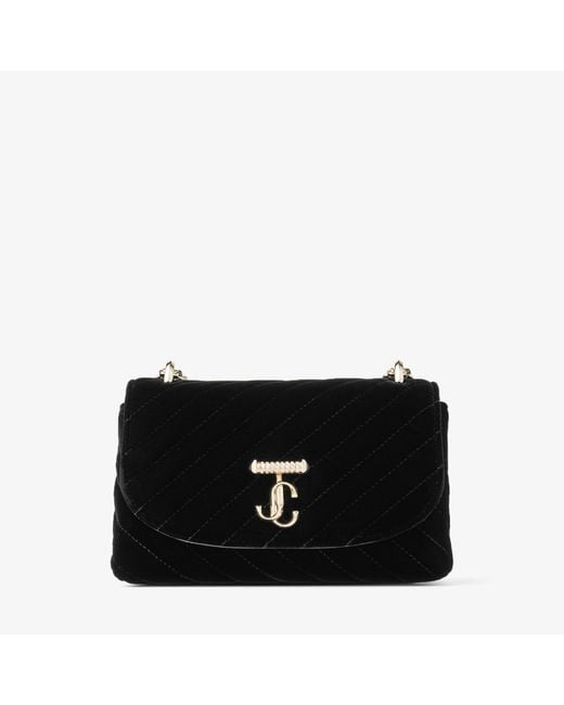 Jimmy Choo Black Curve Cross Body Small