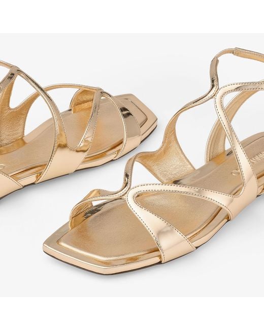 Jimmy Choo Natural Ayla Flat