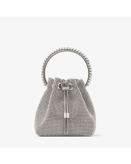 Jimmy Choo Gray Bucket Bags