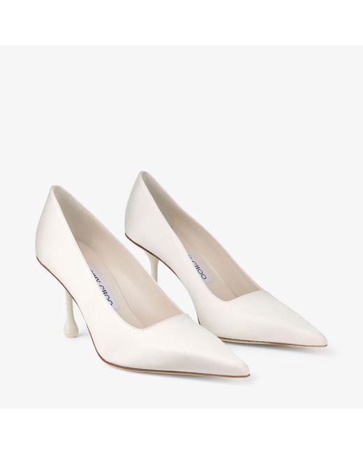 Jimmy Choo White Ixia 80