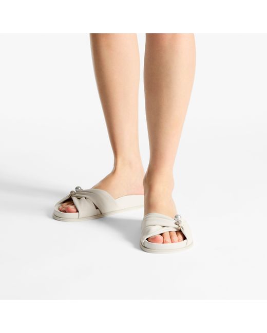 Jimmy Choo Natural Rafi Flat