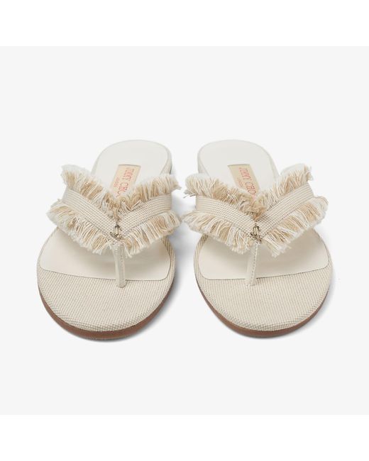 Jimmy Choo Natural Bay Flat