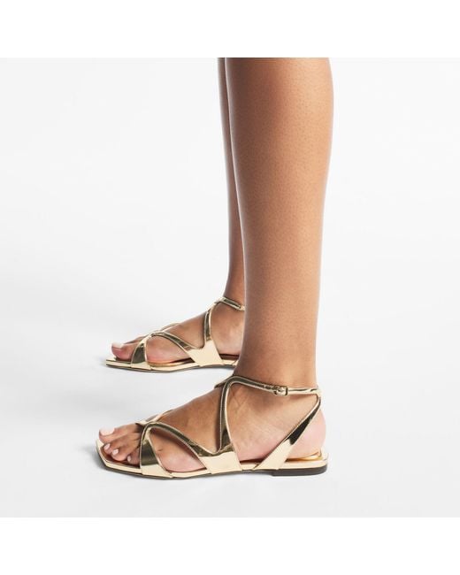Jimmy Choo Natural Ayla Flat