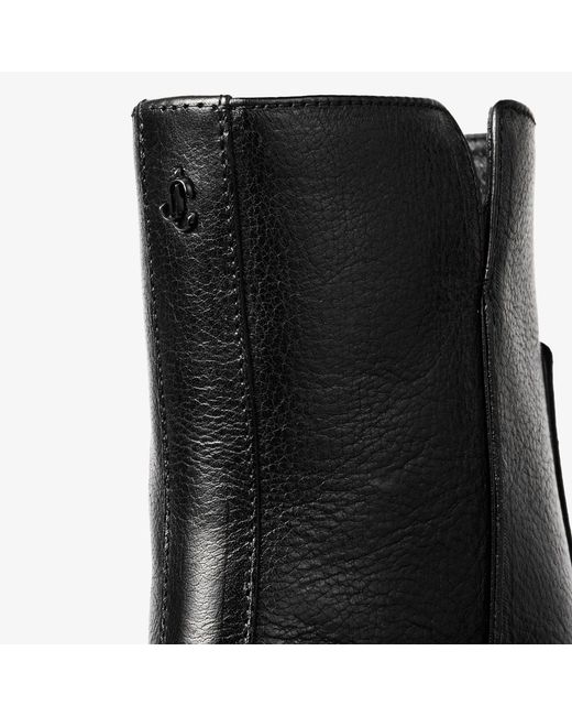 Jimmy Choo Black Eliot Ankle Boot 45