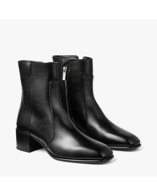 Jimmy Choo Black Eliot Ankle Boot 45