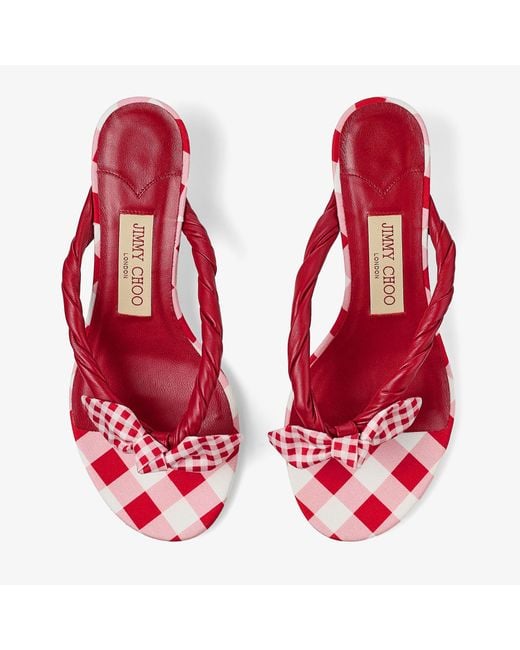 Jimmy Choo Red Liss 35