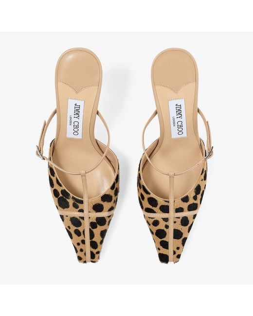 Jimmy Choo Brown Gloria Mule 85