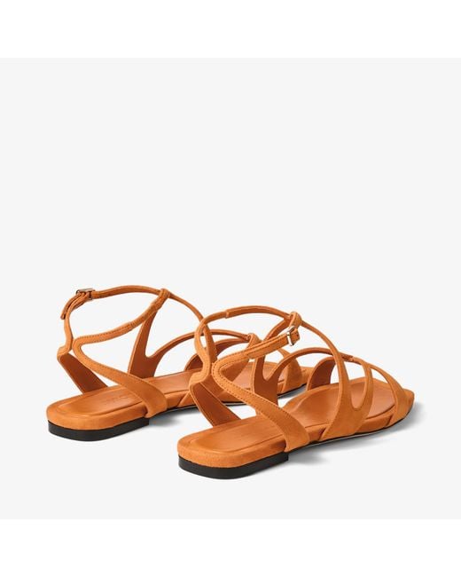 Jimmy Choo Brown Ayla Flat