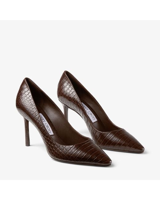 Jimmy Choo Brown Romy 85
