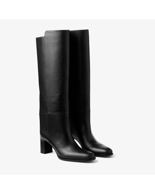 Jimmy Choo Black Caly Knee Boot 65