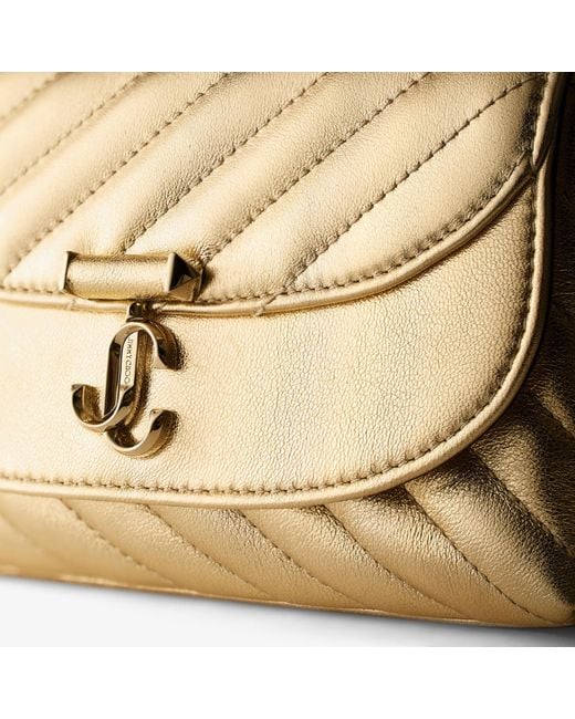 Jimmy Choo Metallic Curve Cross Body Small