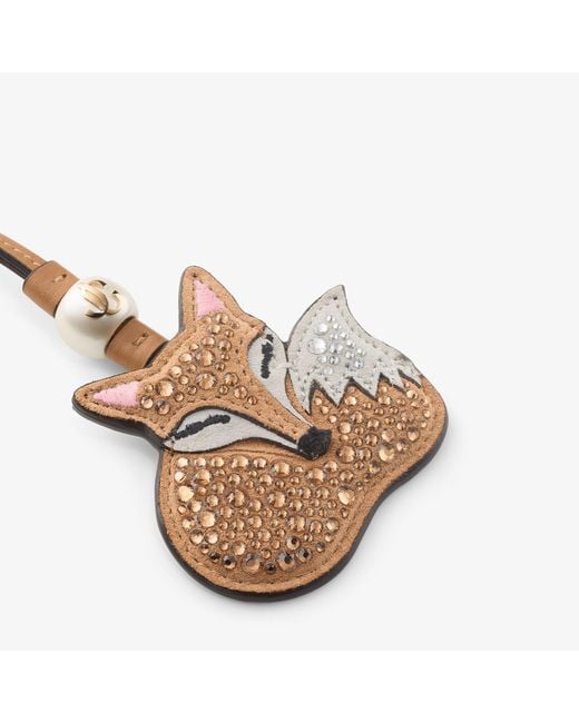 Jimmy Choo Metallic Fox Charm