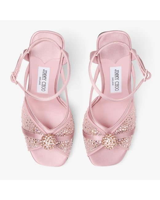 Jimmy Choo Pink Sarai Sandal 95