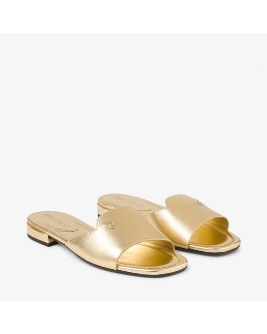 Jimmy Choo Natural Dina Flat