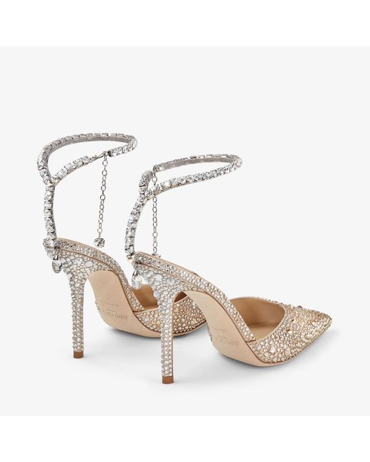 Jimmy Choo Metallic Saeda 100