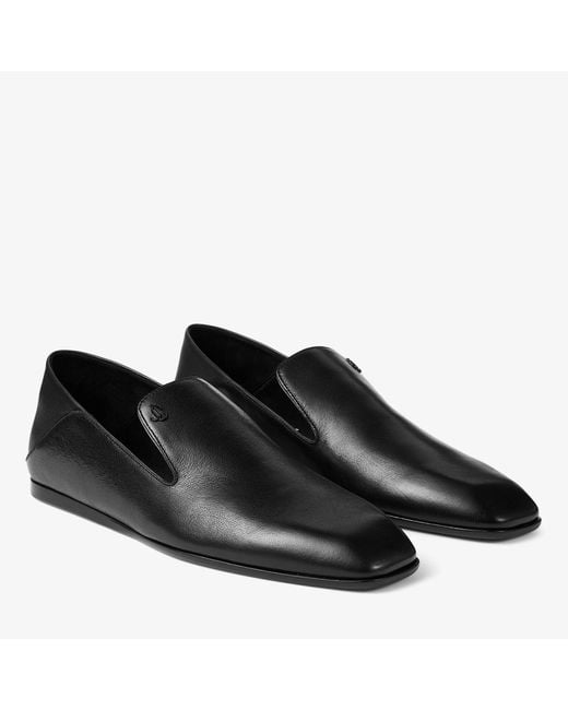 Jimmy Choo Black Eliot Slipper for men