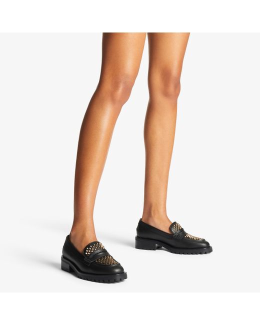 embellished loafers ladies