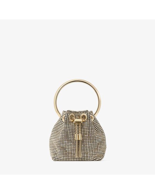 Jimmy Choo Metallic Micro Bon Bon