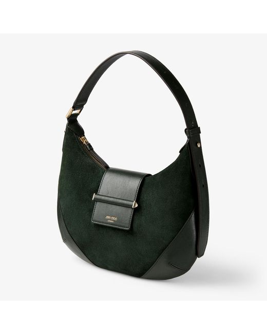 Jimmy Choo Black Bar Hobo Small