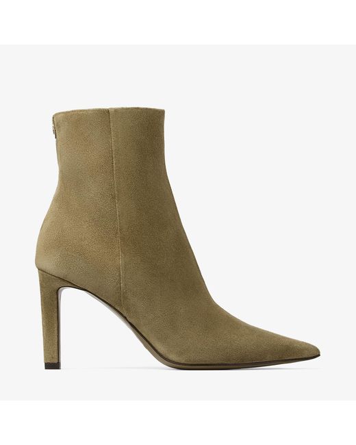 Jimmy Choo Green Frankie Ankle Boot 85