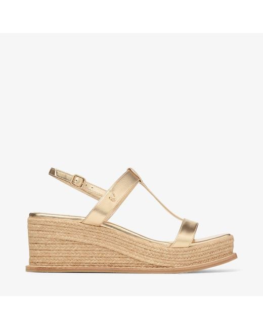 Jimmy Choo Natural Theia Wedge 60