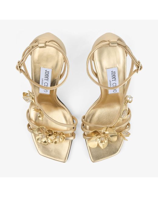 Jimmy Choo Metallic Zea 95