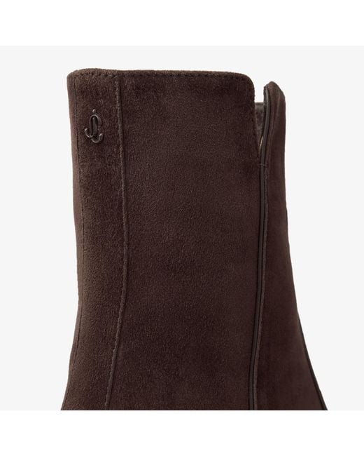 Jimmy Choo Brown Eliot Ankle Boot 45