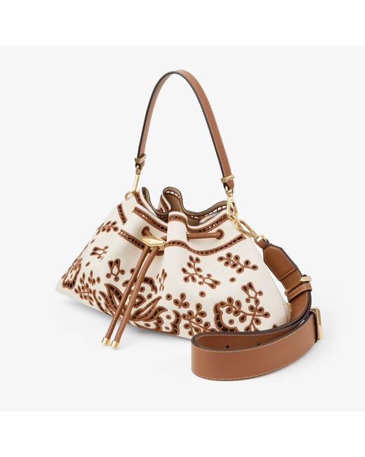 Jimmy Choo White Cinch Medium