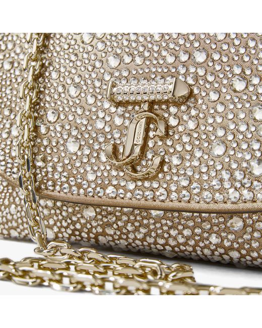Jimmy Choo Gray Curve Crossbody Small