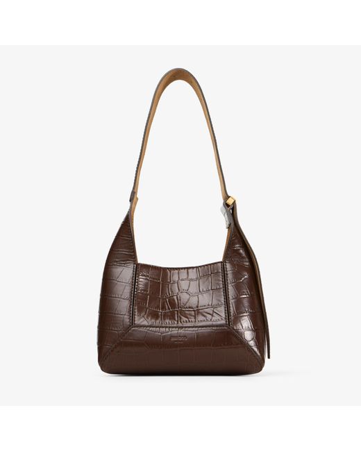 Diamond Hobo Small Jimmy Choo en coloris Brown