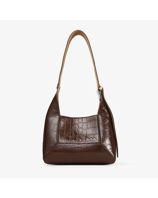 Diamond Hobo Small Jimmy Choo en coloris Brown