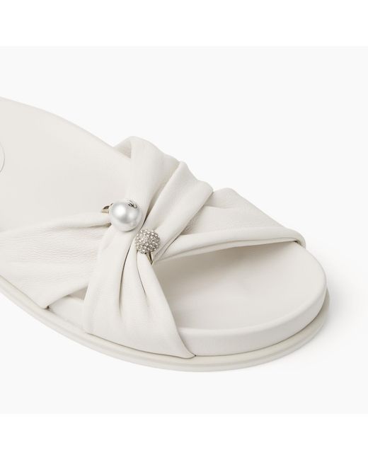 Jimmy Choo Natural Rafi Flat