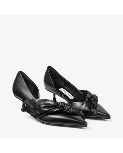 Jimmy Choo Black Issy Pump 50