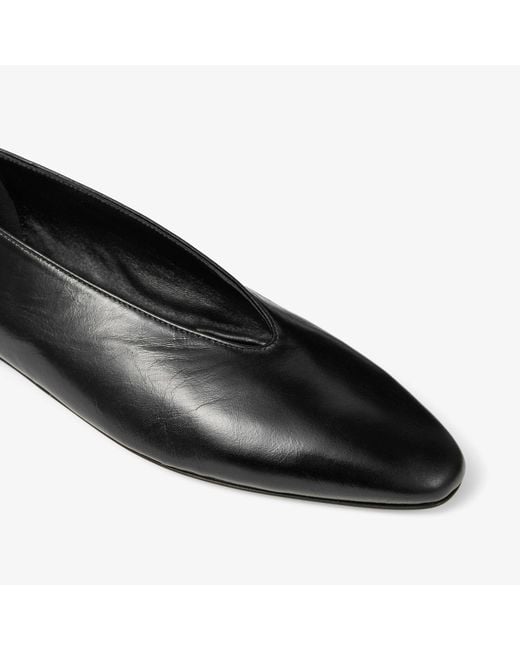 Jimmy Choo Black Margot Flat