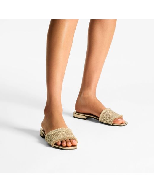 Jimmy Choo Natural Joa Flat