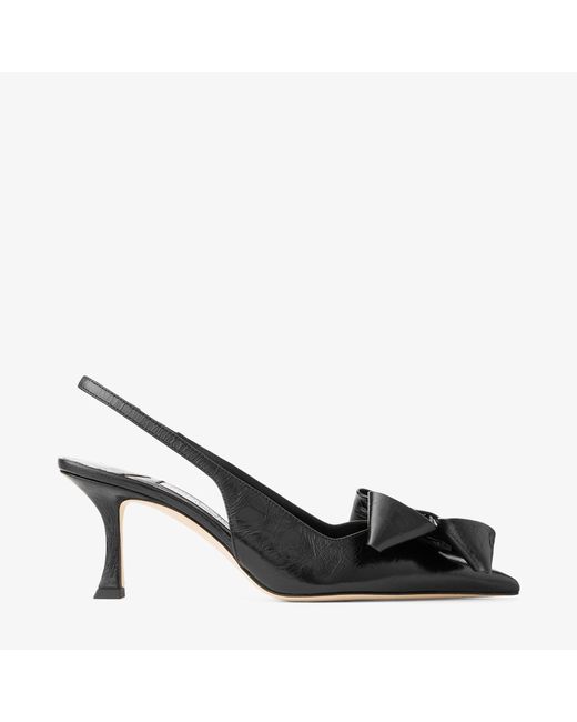 Jimmy Choo Black Staz Slingback 70