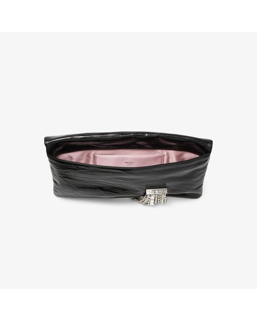 Jimmy Choo Black Zandra Clutch Bag