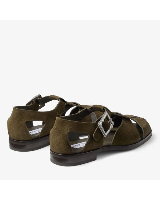 Jimmy Choo Meadow Sandal in Green für Herren