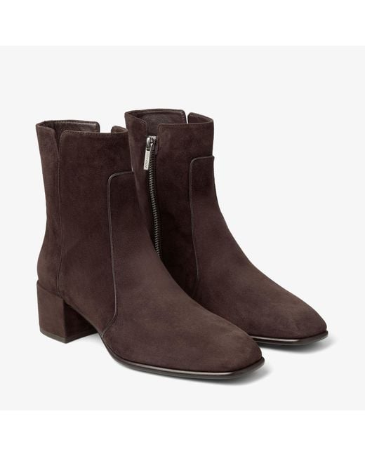Jimmy Choo Brown Eliot Ankle Boot 45