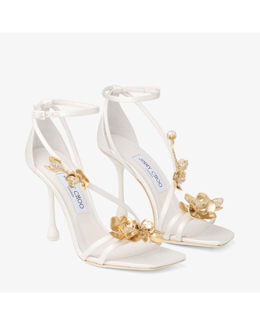Jimmy Choo Metallic Zea 95