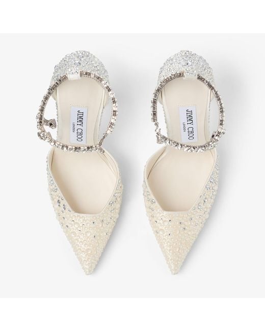 Jimmy Choo White Stevie 100