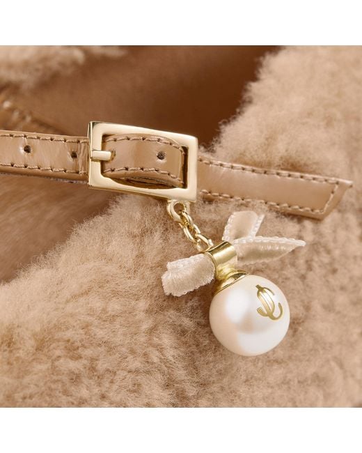 Jimmy Choo Natural Eleri Ballerina