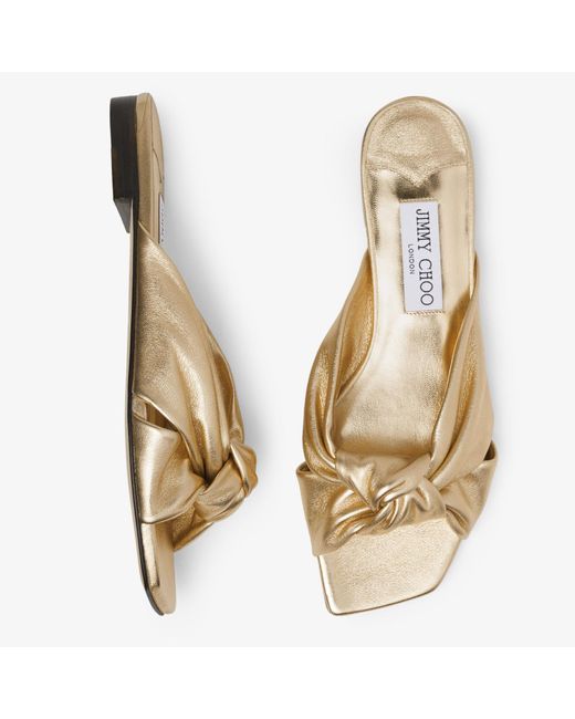 Jimmy Choo Natural Avenue flat